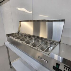 Brand New Refrigerated Pizza Saladette Topping Unit 150Cmw X 34Cmd X 44Cm