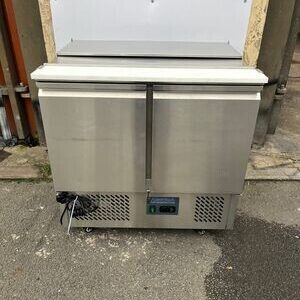 Two Door Refrigerated Saladette Prep Counter
