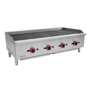 Gas Countertop Charbroiler Quad Control 120 cm