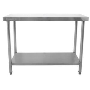 150cm Brand New Stainless Steel Table 150cmW x 60cmD x 90cmH