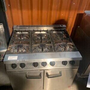 Falcon Dominator 6 Burner Gas Range Used