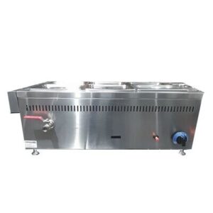 6 Pot Gas Wet Bain Marie Brand New