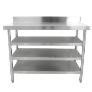 Brand New Stainless Steel 150cm Prep Table With Upstand and Under Shelf