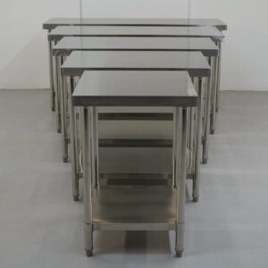 Brand New single shelf Flat Stainless Steel Table 60cm / 90cm /120cm / 150cm / 180cm