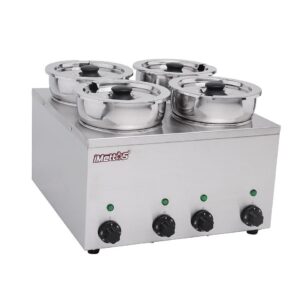 Bain Marie With 4 Round Pots 4 x 3.5 Ltr - BMP-4X4