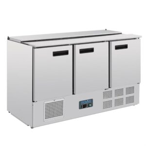 3 door Pizza Saladette prep Counter Fridge 368Ltr / Polar G-Series