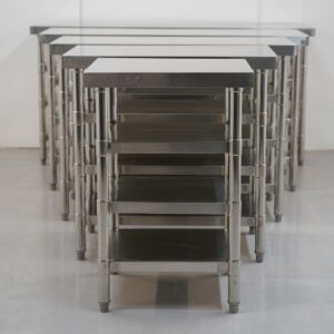 Brand New Flat Packed Tables With 3 Shelves Various Sizes60cm/90cm/120cm/150cm/180cm