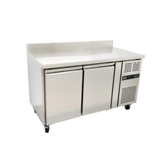 Diaminox 2 Door Stainless Bench Freezer With Upstand