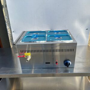 4 Pot Gas Wet Bain Marie Brand New