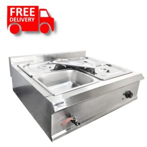 Brand New Heittox Wet 4 Pot Bain Marie EBM4T