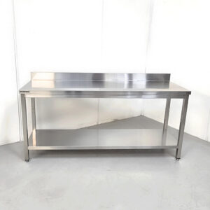 Brand New Diaminox Stainless Table with Upstand 180cmW