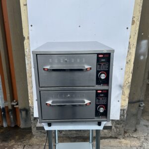 Used Hatco 2 Drawer Narrow Freestanding Warming Drawers HDW-2N
