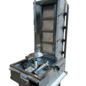 4 Burner Doner machine with easy cut Doner knife