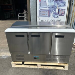 New B Grade 3 Door Foster Prep Station with Saladette G607