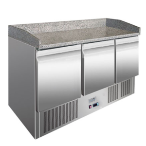 Brand New Ice-A-cool 3 Door Marble Top Refrigerated Prep Unit