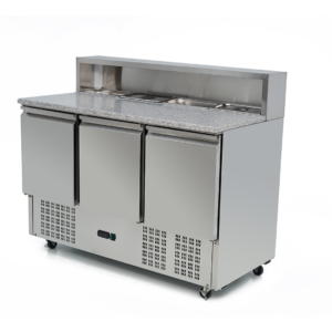 B-Grade Brand New Diaminox Marble Bench Fridge Saladette 333L SSM135R-1