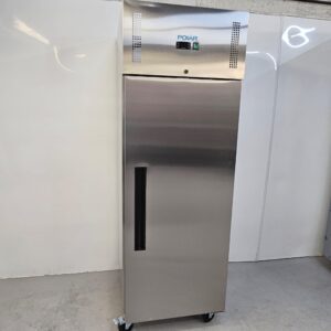 New B Grade Polar Single Door Stainless Freezer 600 L G593