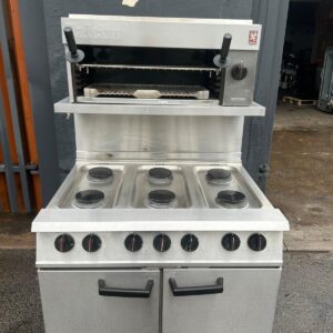 Used Falcon 6 burner Dominator Oven - G2101 0T + salamander grill G2532