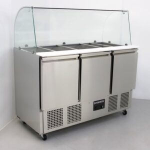3 Door Saladette Glass Canopy