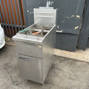 Infernus 3 Burner LPG Single Tank Twin Basket Gas Fryer – 23 Litres