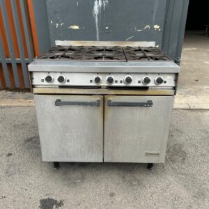Used 6 Burner cooker natural gas