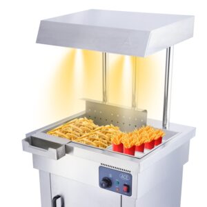 Commercial Floor Standing Food & Chip Scuttle Warmer